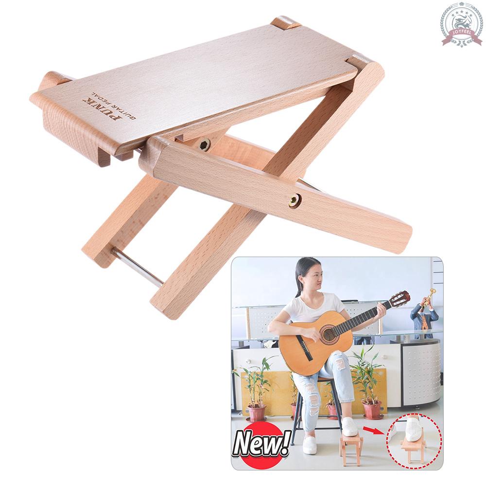 Ghế gỗ kê chân chơi đàn Guitar 4 cấp độ có thể điều chỉnh độ cao
