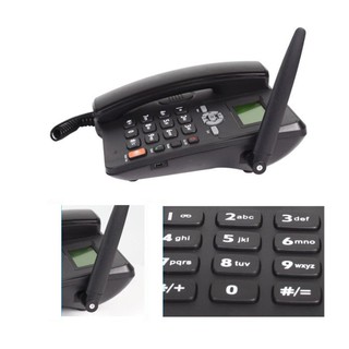 Máy điện thoại để bàn không dây Huawei GSM 6588 lắp sim gphone homphone viettel vina mobi 2 sim bản tiếng việt