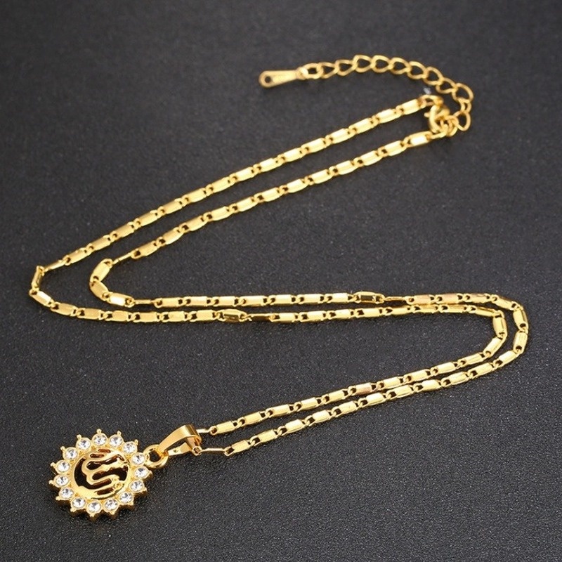 Vòng cổ Mặt Hình Mặt Trời Và Mặt Trời Thời Trang 2022 Phong Cách Hồi Giáo