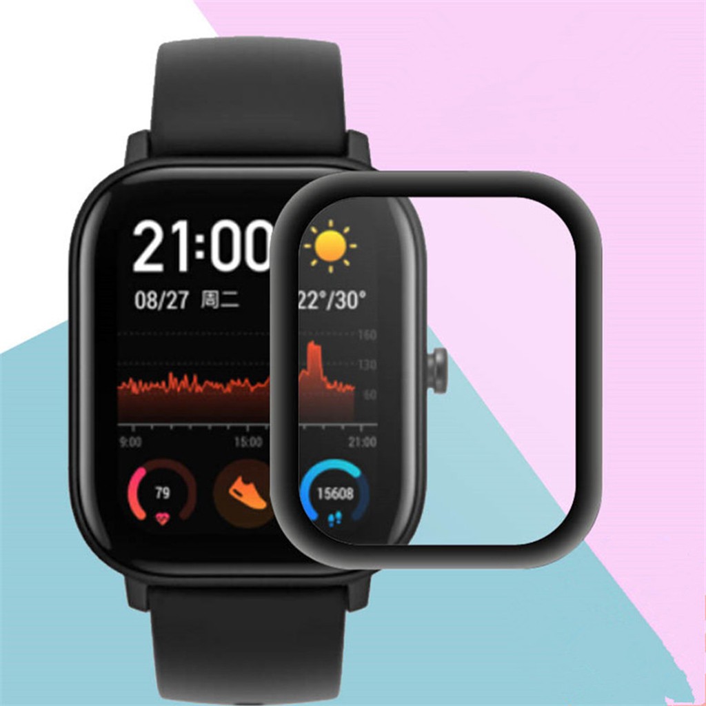 1 Miếng Dán Cường Lực Bảo Vệ Màn Hình Cho Đồng Hồ Amazfit Gts