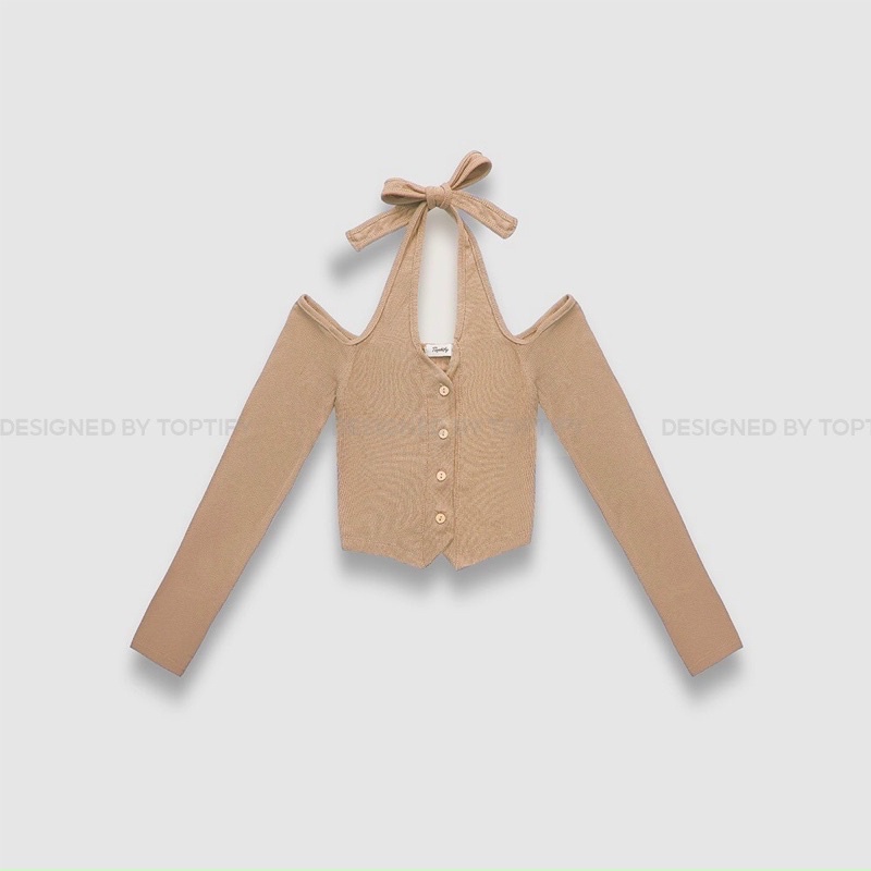 Áo Croptop Tay Dài, Áo Thun Dáng Ngắn Khoét Vai Vải Thun Gân Thoáng Khí Siêu Cá Tính - 25 Store