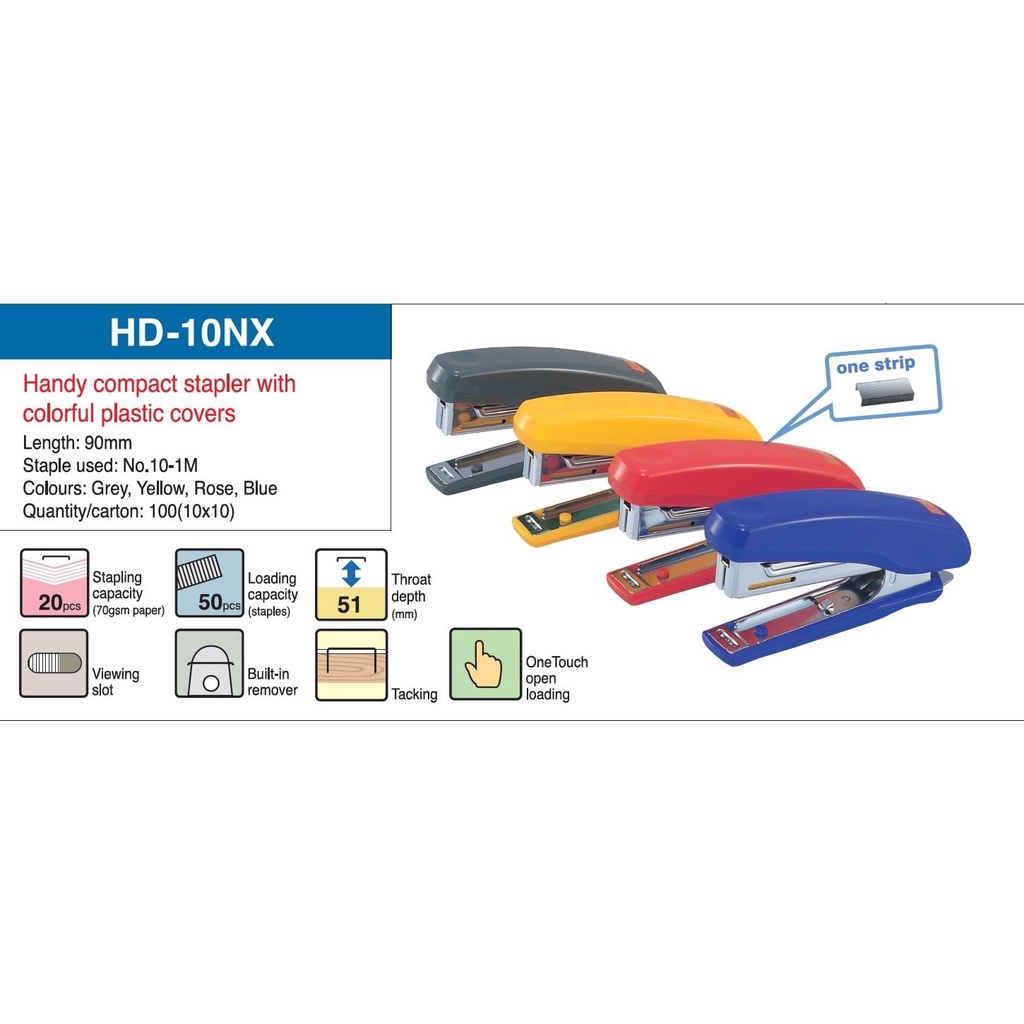 Dập ghim MAX số 10 HD-10NX - 1 chiếc - Kim bấm bán chạy nhất với độ bền cao