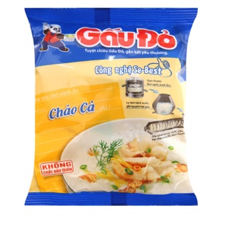 Cháo cá Gấu Đỏ gói 50g