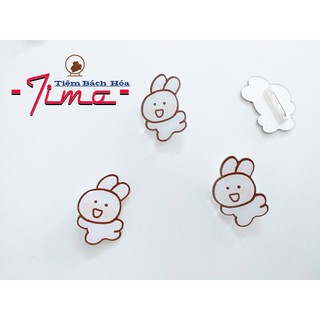 Cài áo chú thỏ hạnh phúc