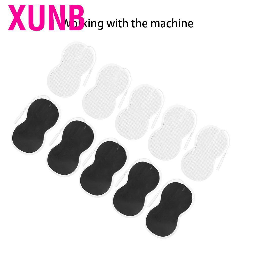 Bộ 10 miếng đệm dán điện cực 8 kiểu dáng có thể tái sử dụng tiện lợi