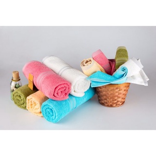 Khăn tay/khăn mặt 100% cotton songwol sh db border - 28x42cm