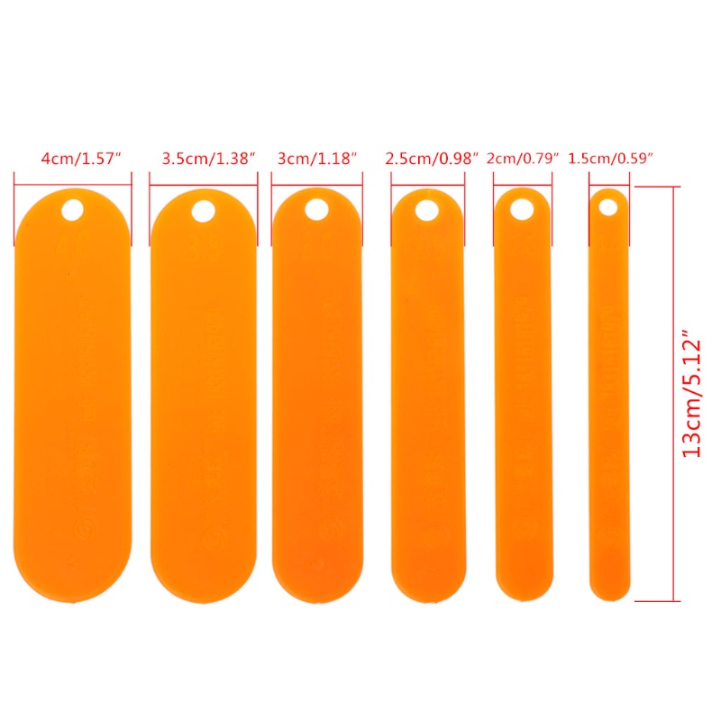 Set 6 Lưới Bắt Cá 6 Kích Cỡ Bằng Nhựa Tiện Dụng