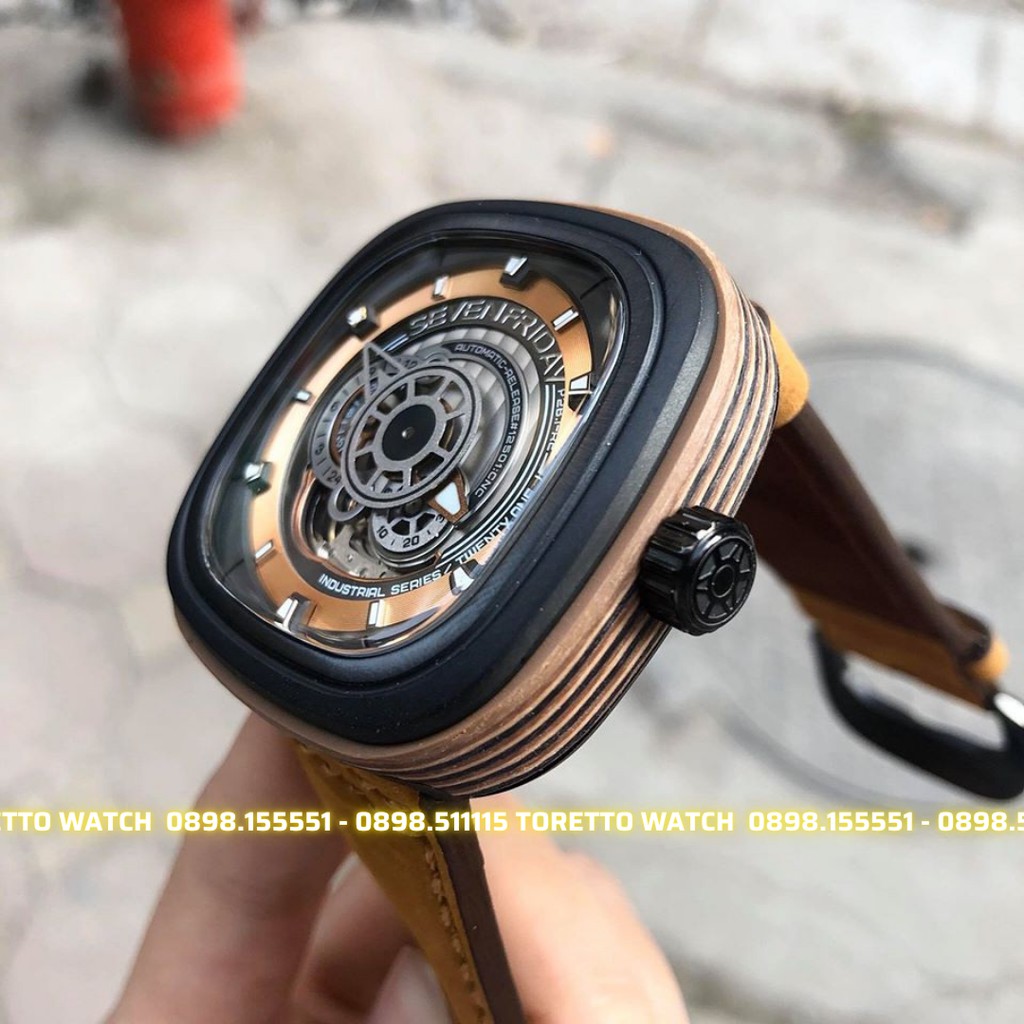 Đồng Hồ Nam  - Automatic - Hộp Gỗ, Sách, Thẻ Bảo Hành 2 năm , Khăn, Dây Cao Su Cao Cấp Tặng Kèm