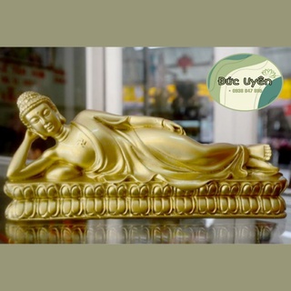 Tượng Đức Phật Thích Ca nhập Niết Bàn ngang 24cm-Nhiều mẫu