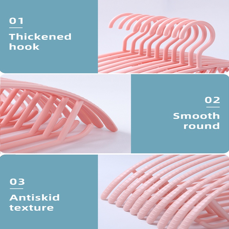 Móc Treo Quần Áo / Áo Khoác Chống Trượt Chịu Lực Tốt Bằng Nhựa Siêu Bền