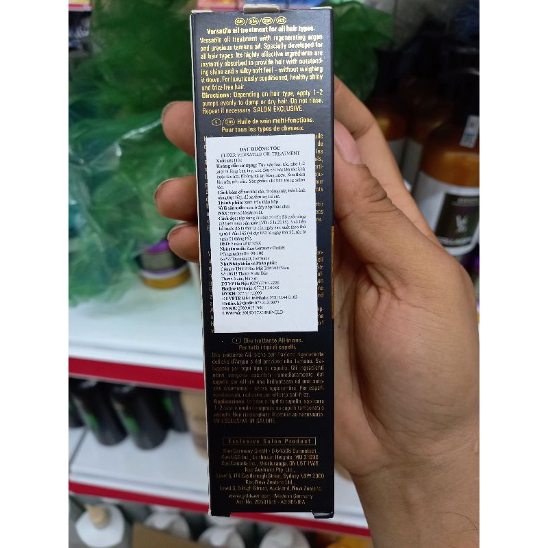 Tinh dầu dưỡng tóc Goldwell ELIXIR 100ml