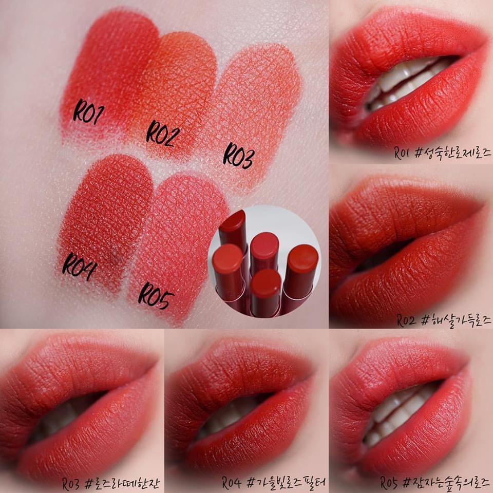 Son Thỏi Black Rouge Rose Velvet Lipstick