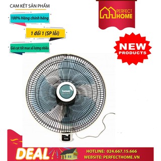 BÃO SALE {Hàng chính hãng} ( Hàng_Chính hãng)Quạt treo Benny BFW-48T tường có điều khiển 16" Thailand
