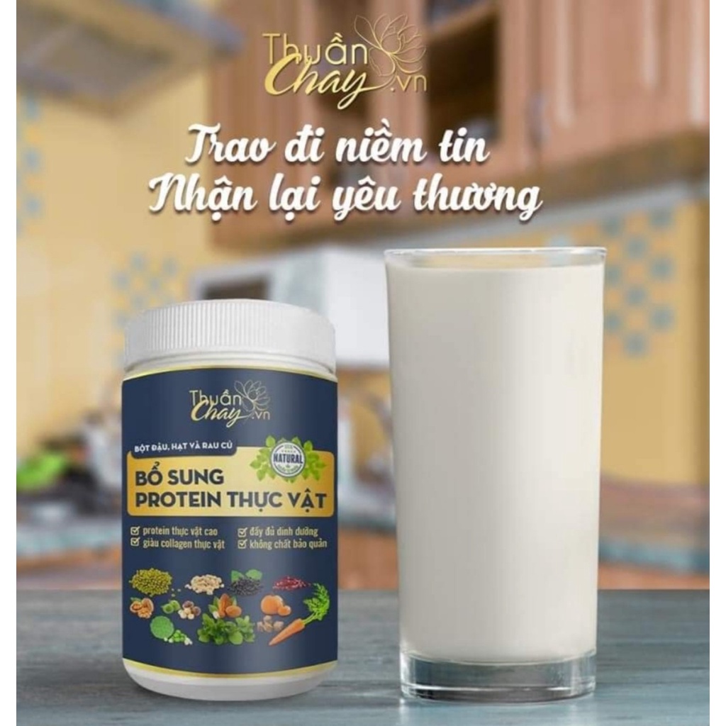 BỘT ĐẬU, HẠT VÀ RAU CỦ BỔ SUNG PROTEIN THUẦN TỰ NHIÊN (500GR)