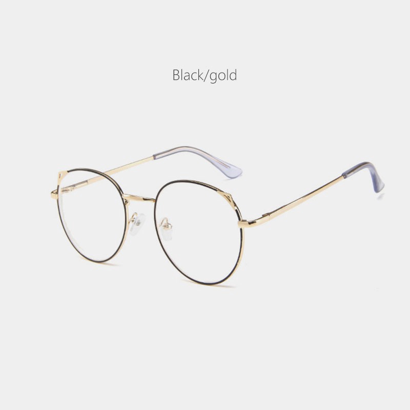 Cute cat ears Eyeglasses Women Computer Anti Radiation Replaceable Eyeglass Optical Frame Glasses Kawaii Eyewear