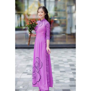 ÁO DÀI MAY SẴN (CỔ TRÒN TAY LỞ VÀ CỔ 2P HOẶC TAY DÀI)