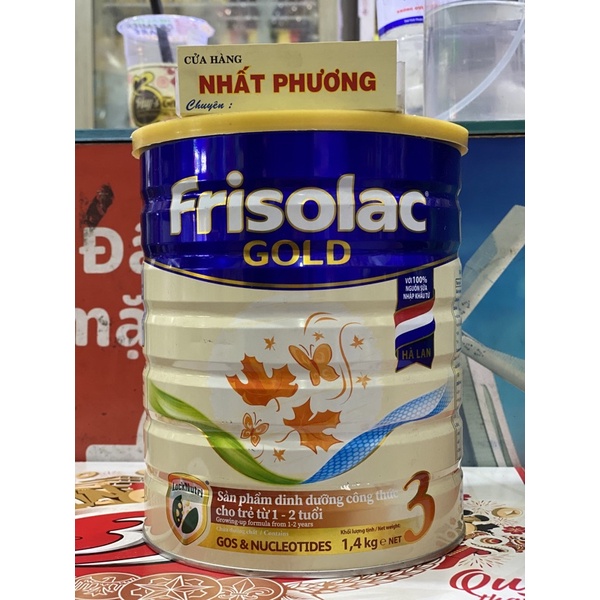 Sữa FRISOLAC GOLD số 3 (lon 1400g) date mới mẫu mới