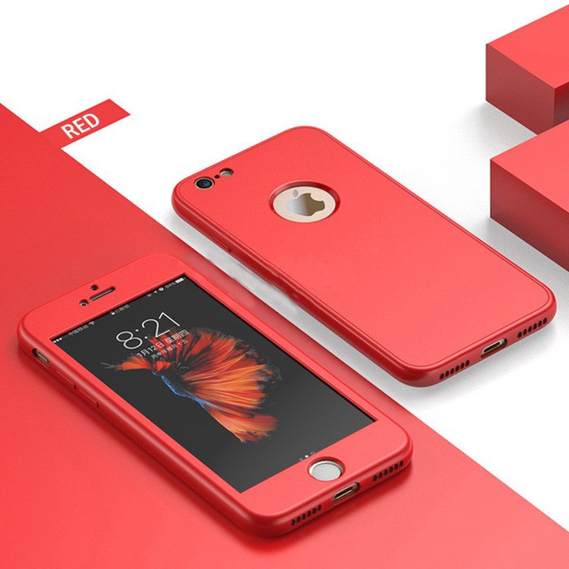 Ốp lưng mềm bảo vệ toàn diện cho iPhone 5 5s SE 6 6s 8 7 Plus X XS Max XR 360° Full Cover Phone Case | BigBuy360 - bigbuy360.vn