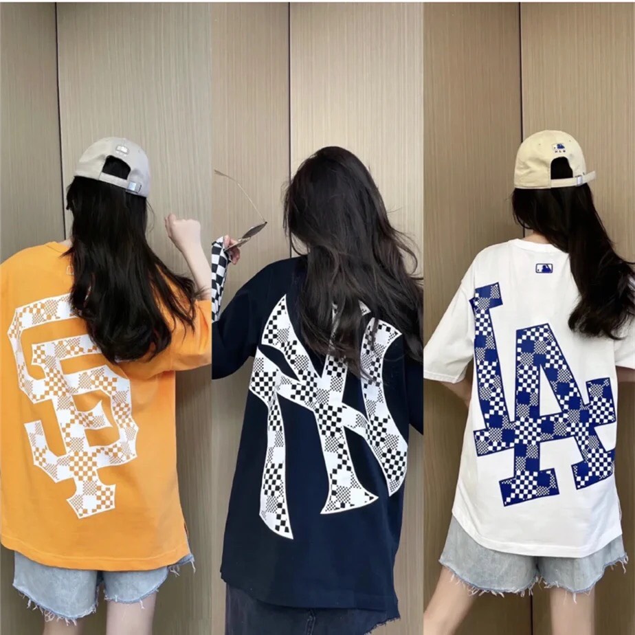 Áo phông MLB. áo thun uisex, áo  ny, chất cotton thoáng mát, form rộng, Dorystore