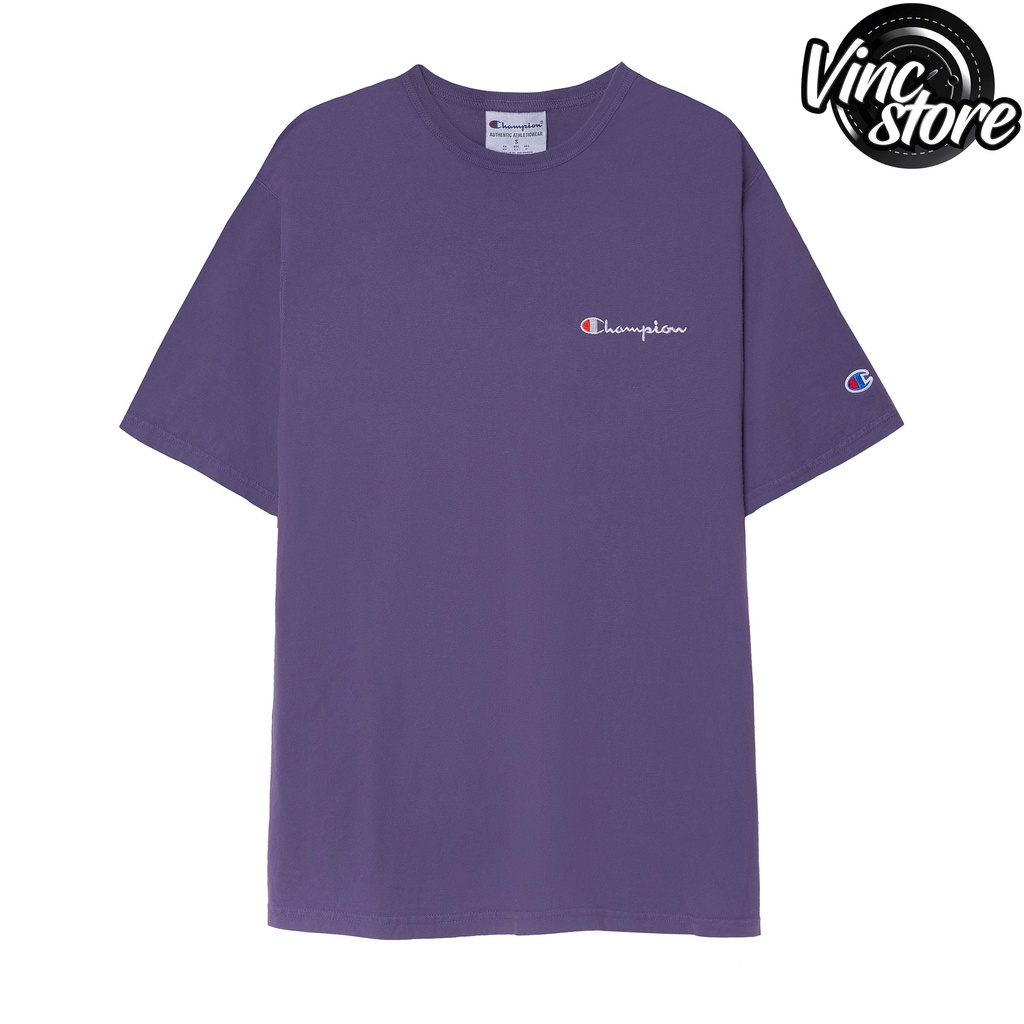 Áo thun Champion Dyed Emroidered Logo unisex chính hãng