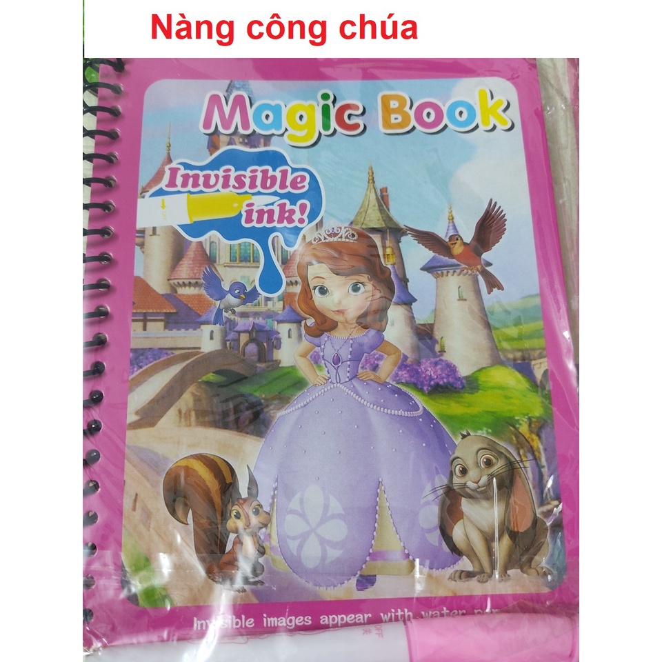 Tranh Tô Màu Nước Ma Thuật, Tập Tô Thần Kỳ Tự Xóa, Tái Sử Dụng Magic water book
