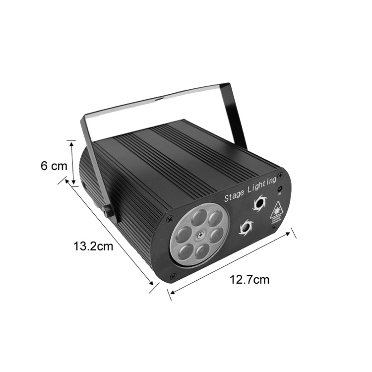 Đen LED Chieu Sáng Sân Khấu Tạo Hiệu Ứng Ánh Sáng Hình mẫu Laser