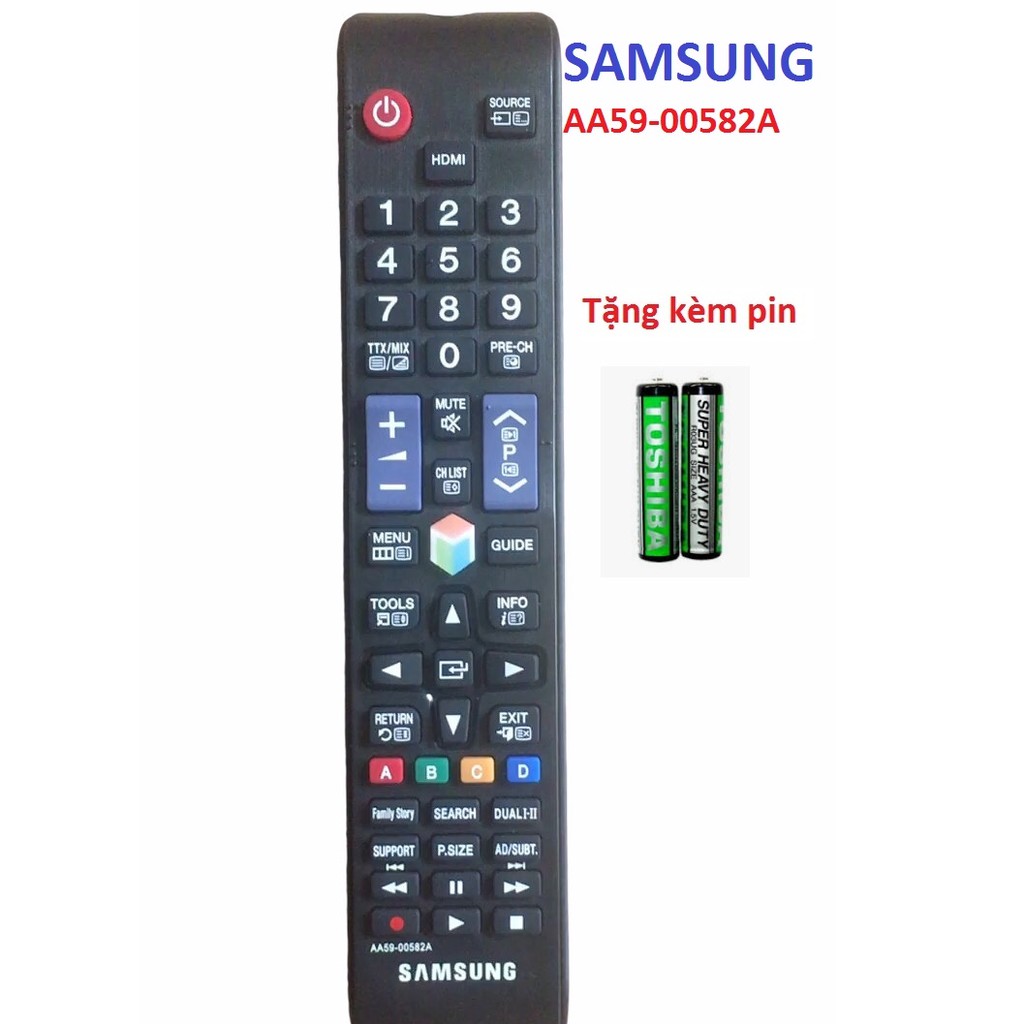 REMOTE ĐIỀU KHIỂN TIVI SAMSUNG SMART DÀI AA59-00582A -chính hãng  -ĐIỀU KHIỂN TỪ XA TIVI SAMSUNG DÀI AA59-00582A