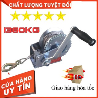 [GIÁ RẺ-CHÍNH HÃNG] Tời quay tay KENBO 3000LBS 1360kg