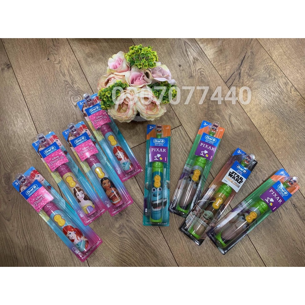 Bàn Chải Đánh Răng Chạy Pin 0ral-B (Người Lớn Và Trẻ Em Trên 3 Tuổi)