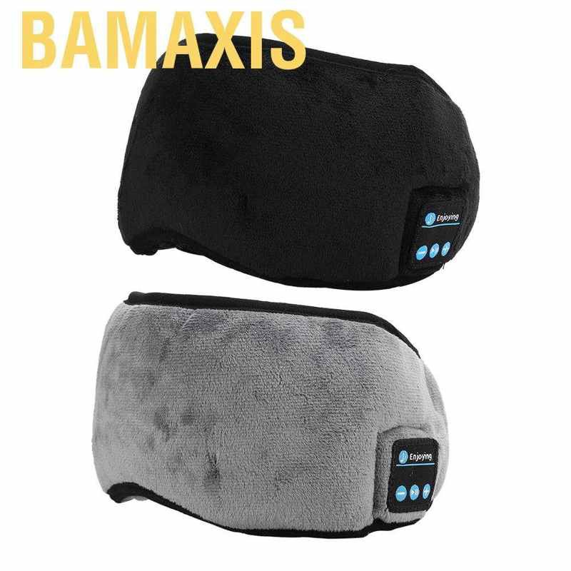 (Hàng Mới Về) Bịt Mắt Ngủ Kết Nối Bluetooth 5.0 3d Giảm Tiếng Ồn Bamaxis