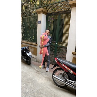 Thú bông Khủng long đuôi tim 1m5 siêu to siêu êm