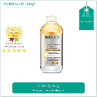 Tẩy Trang Garnier 400ml Skin Naturals Dành Cho Da Dầu/ Da Khô Nhạy Cảm