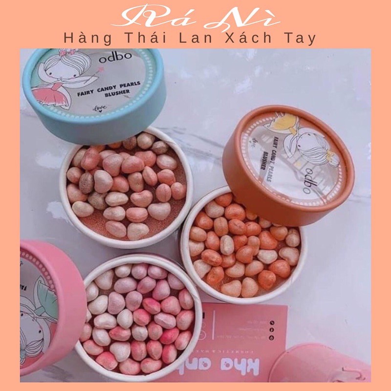 Phấn Má Hồng Dạng Viên ODBO Fairy Candy Pearls Blusher LOVE 20g