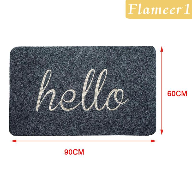 1 Thảm Chùi Chân Màu Xám 45x70cm Chất Lượng Cao