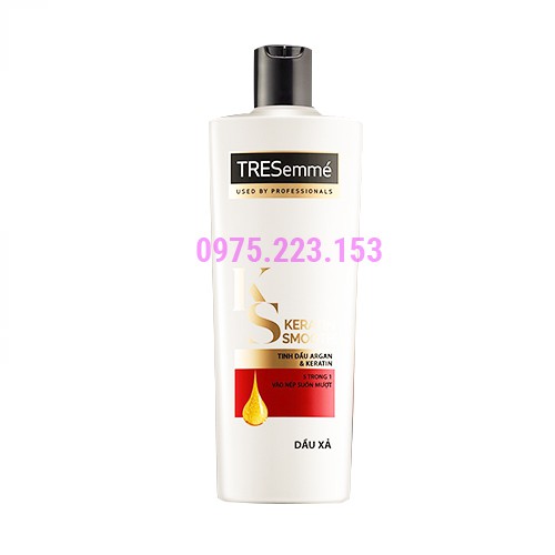 Dầu xả tinh dầu Argan Tresemme Expert Selection Keratin Smooth 340g