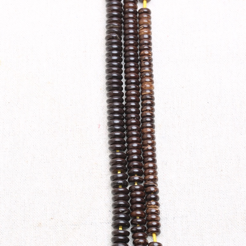 Hạt Xỏ Dừa Tự Nhiên Dày 4mm Dùng Làm Vòng Tay / Dây Chuyền diy