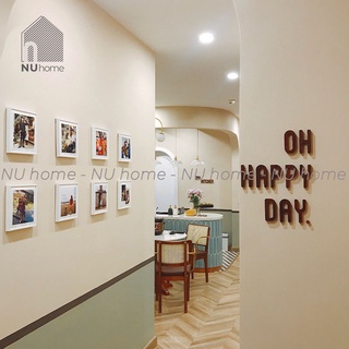 nuhome.vn | Chữ gỗ trang trí cao cấp, chất liệu gỗ óc chó cao cấp, dùng để trang trí phong cách đẹp mắt sáng tạo