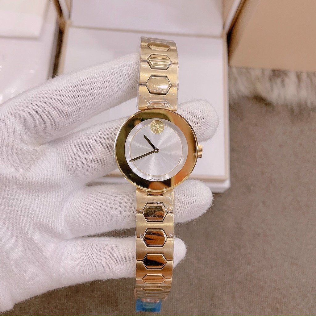 Đồng hồ nữ MVD 3600382 màu vàng dây thép - size 32mm