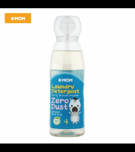 (Tặng chai nước giặt Zero Dust 1000ml) Combo 2 chai nước giặt sơ sinh K-mom Organic 1700ml