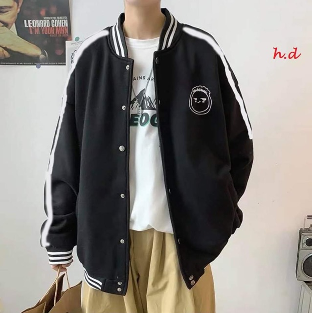 Áo gió mặt người bomber HĐ12