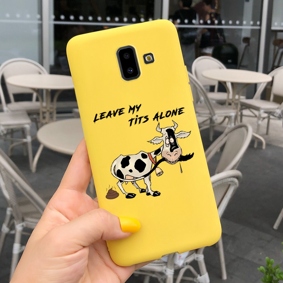 Ốp Điện Thoại Silicon Mềm In Hình Phi Hành Gia Dễ Thương Cho Samsung Galaxy A6 J6 Plus 2018 A600 A605G J600F J610G A6 + J6 +