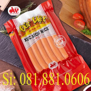 SIÊU KHUYẾN MÃI Gói 8 cây Xúc xích NICE, Sản phẩm mới của Đức Việt, FREE SHIP 081 881 0606