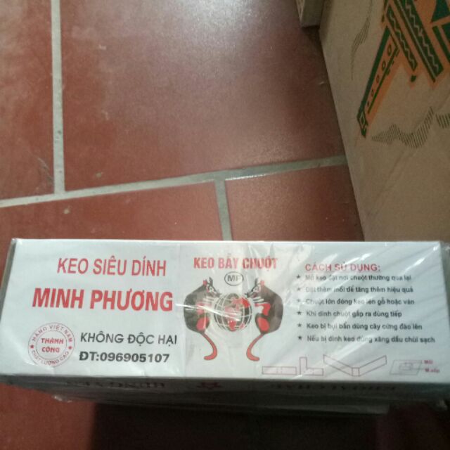 (Siêu Chuẩn) Keo Bẫy Chuột Siêu Dính Chuột Minh Phương
