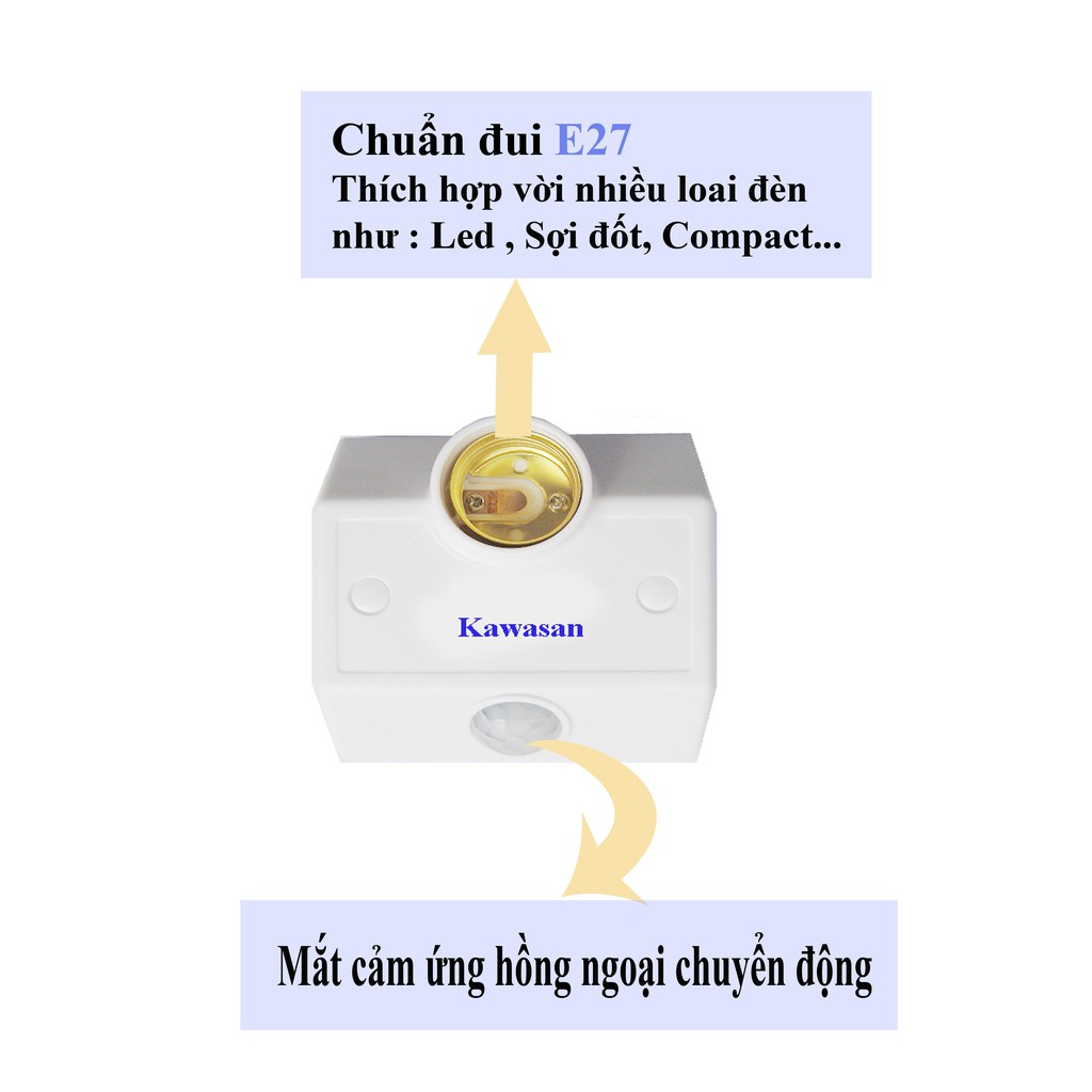 Đui đèn cảm ứng KW SS682