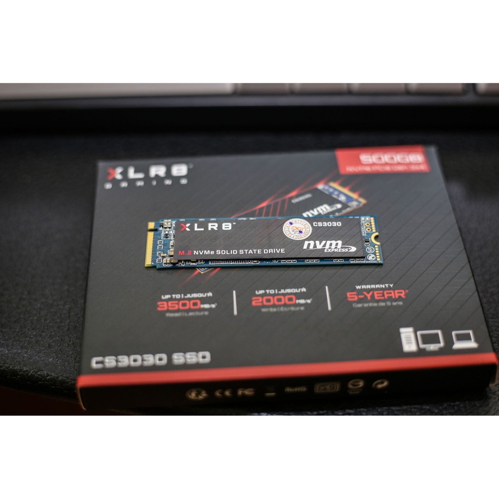 Ổ cứng SSD M2 PNY Gaming 250GB/ 1TB - XLR8 CS3030 NVMe, PCIe có tản nhiệt - BH 36 Tháng