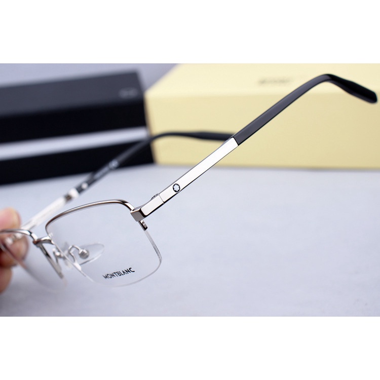 Gọng kính  nam - Lão, Viễn, Cận thị Montblanc MB0200 Tròng Uvblue  - Khung hợp kim. Gọng hộp lò xo