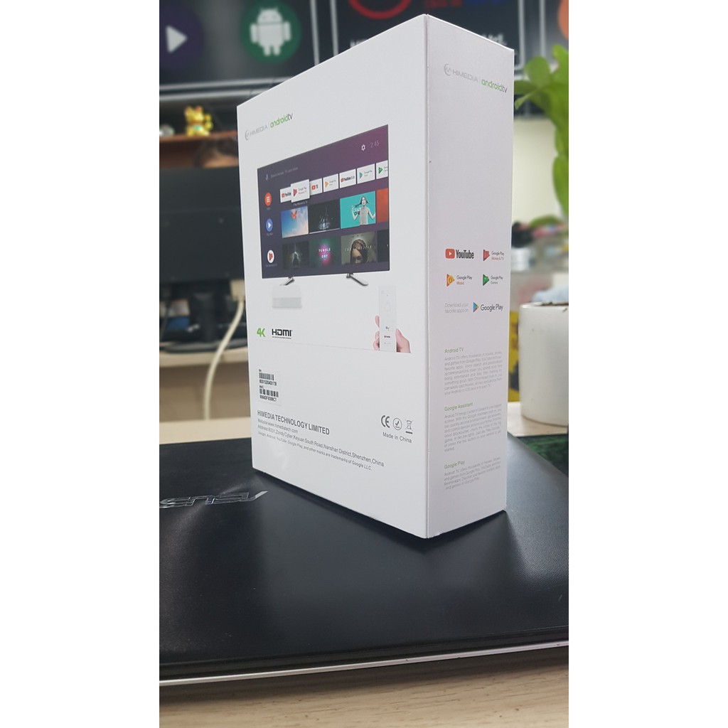 Android TV Box Himedia S500 - Android TV 9.0 Chính Chủ - Kèm Remote Voice - Hàng Chính Hãng