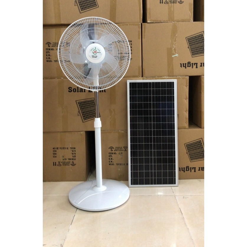 Quạt năng lượng mặt trời chính hãng 100% JINDIAN JD-S88 dùng hoàn toàn bằng năng lượng mặt trời - Electric24h Store