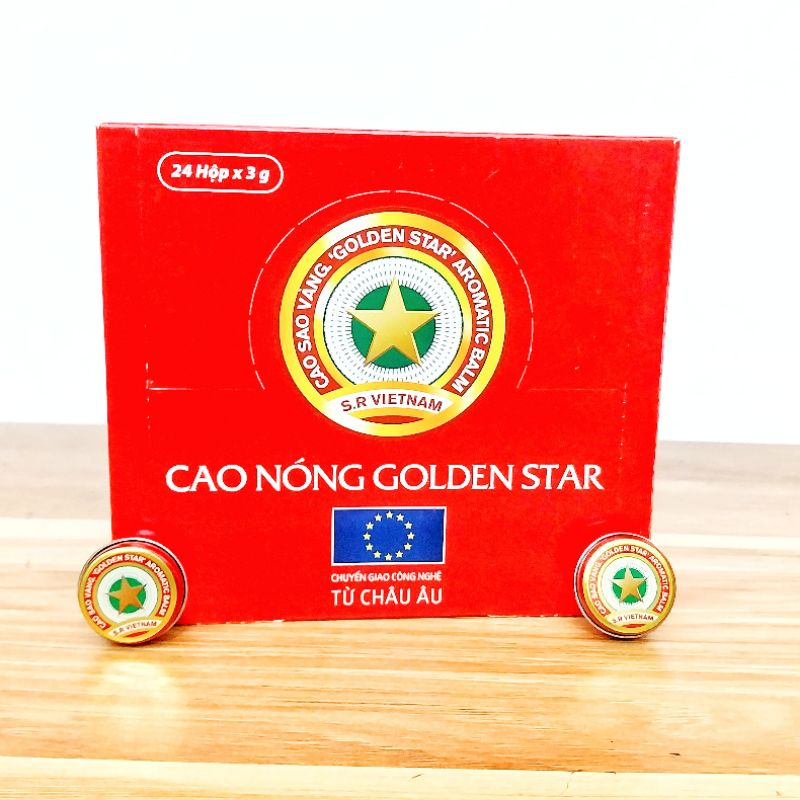 Cao nóng Golden Star 3g  - Massage ngoài da, giúp da dễ chịu