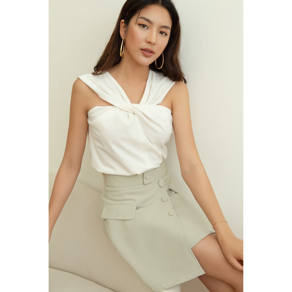 Áo Xoắn Ngực Cổ Cách Điệu EDINI - A1246 - A1285